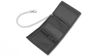 Miltec wallet with chain, black