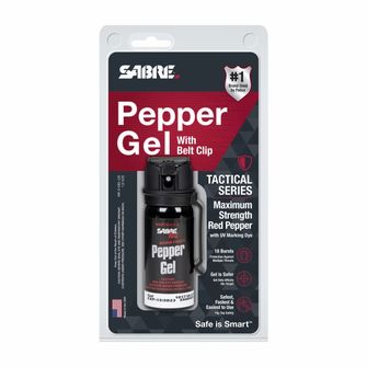 Sabre Red defensive gel with fuse and clip