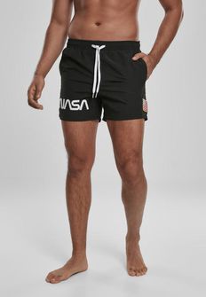 NASA Men&#039;s swimsuit Worm logo, black