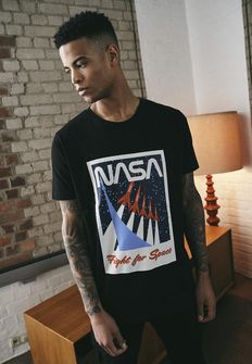 NASA Men&#039;s T -shirt Fight for Space, Black
