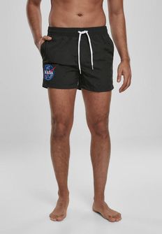 NASA Men&#039;s swimsuit emb logo, black