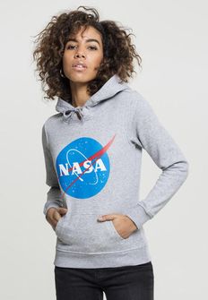 NASA Insignia women&#039;s sweatshirt with hood, gray
