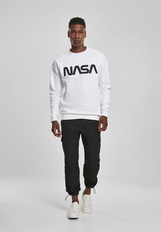 NASA EMB Crewneck Men&#039;s sweatshirt, white