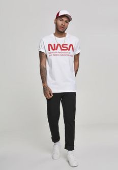 NASA Men&#039;s T -shirt Wormlogo, White