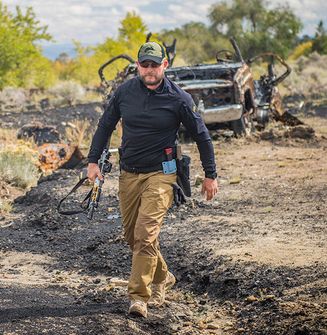 Helicon-Tex Range Tactical Police with Long Sleeve, Adaptive Green
