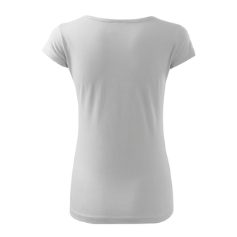 DRAGOWA Women&#039;s short T -shirt Czech big character, white 150g/m2