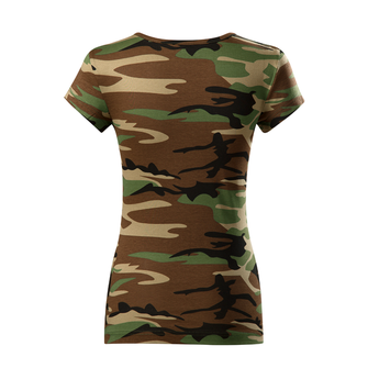 DRAGOWA Women&#039;s T-shirt AK-47, camouflage 150g/m2