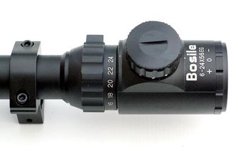 Rifle scope bosile, 6-24x56EG zoom black