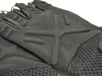 Natur protective gloves without fingers, black
