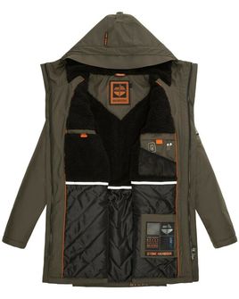 Stone Harbor Ragaan Men&#039;s Winter Jacket with Hood, Anthracite