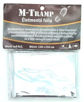 M-tramp foil, an emergency blanket