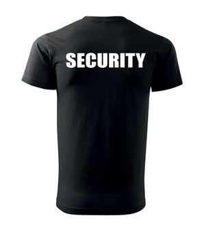 DRAGOWA T-shirt with the inscription SECURITY, black