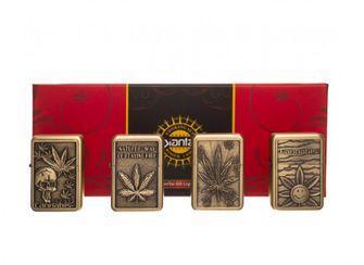 Lambert pack of four lighters pattern marihuan