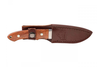 Puma-tec knife with a fixed wooden handle 20.2cm