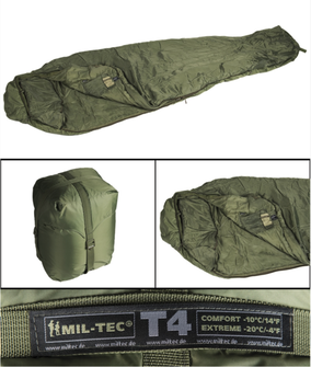 MIL-TEC Tactical T4 Sleeping, olive 2/-19 ° C