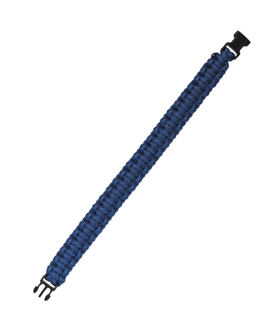 Mil-tec survival paracord bracelet 15mm, blue
