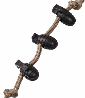 Mil-tec grenade endings to a string of 10pcs, olive