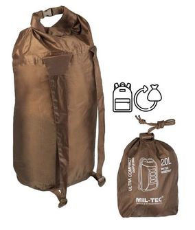 Mil-Tec Ultra compact backpack, Dark Coyote 20l