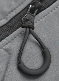 Mil-tec cord on zipper 10pcs, black