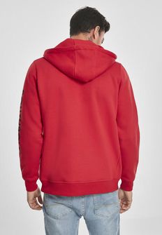NASA Southpole Men&#039;s zipper sweatshirt with hood, red