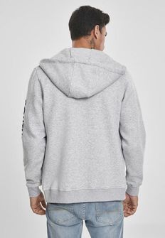 NASA Southpole Men&#039;s zipper sweatshirt with hood, gray
