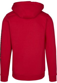 NASA Southpole Men&#039;s zipper sweatshirt with hood, red