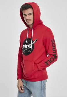 NASA Southpole Insignia Logo Men&#039;s sweatshirt with hood, red