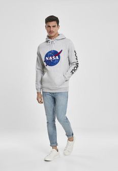 NASA Southpole Insignia Logo Men&#039;s sweatshirt with hood, gray