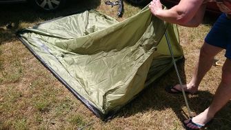 MFH minipack tent for 2 persons BW tarn 213x137x97cm