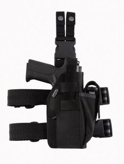 Falco thigh case with Glock 17 tank, black right