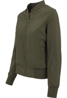 Urban Classics Women&#039;s Light Bomber Jacket, Olive