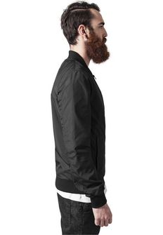 Urban classics light bomber jacket, black