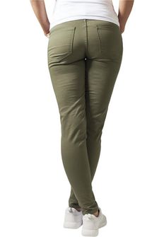 Urban Classics women&#039;s pants, olive