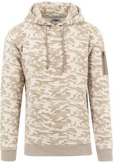 Urban Classics Men&#039;s camouflage sweatshirt, beige camo
