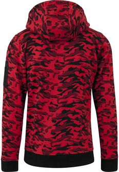 Urban Classics Men&#039;s camouflage sweatshirt, Red Camo