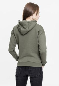 Urban Classics women&#039;s hooded sweatshirt, olive
