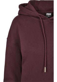 Urban Classics Women&#039;s Sweatshirt with Hood, Wine