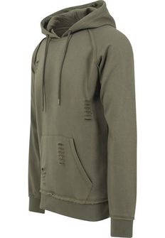 Urban Classics Men&#039;s sweatshirt with hood, olive