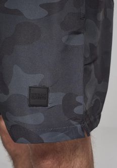 Urban Classics Men&#039;s camouflage swimsuit, Dark camo