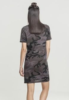 Urban Classics women&#039;s camouflage dress, Dark camo