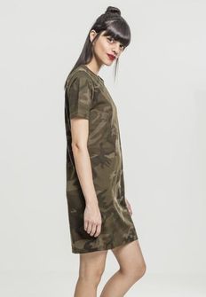 Urban Classics women&#039;s camouflage dress, Olive Camo