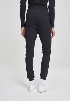 Urban Classics Women&#039;s Tech Mesh Side Stripe Sweatpants, Black
