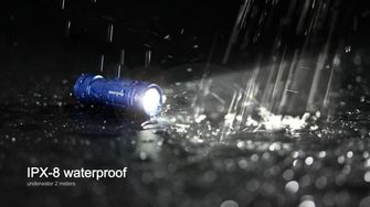 Fenix ​​charging mini flashlight UC02 black, 130 lumen