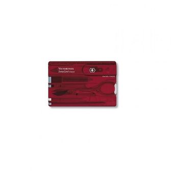 Victorinox SwissCard multifunction card 10-in-1 red