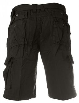 Vintage short pants with belt loshan black