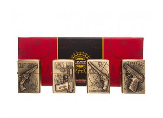 Lambert pack of four lighters pattern weapons