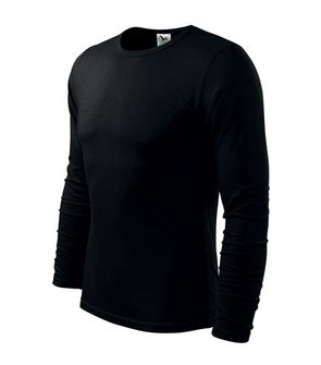 Malfini Fit-T T-shirt with long sleeves, black, 160g/m2