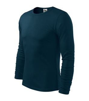 Malfini Fit-T T-shirt with long sleeves, dark blue, 160g/m2