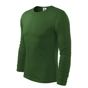 Malfini Fit-T T-shirt with long sleeves, green, 160g/m2