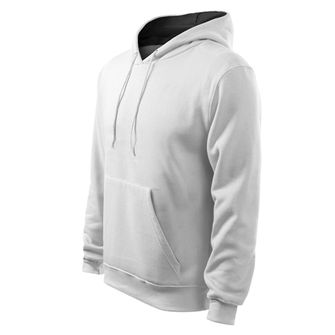 Malfini hooded sweatshirt with hood, white, 320g/m